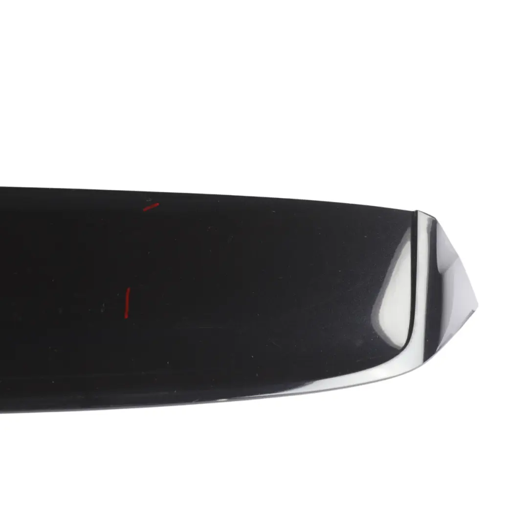 Spoiler Tailgate Trunk Roof Deep Black Pearl Effect-C9X to Volkswagen Golf Mk7 Rear with Part number 5G6827936 Volkswagen Golf Mk7 Rear Spoiler Tailgate Trunk Roof Deep Black Pearl Effect-C9X - SKU 5G6827936-DBL - Part number 5G6827936