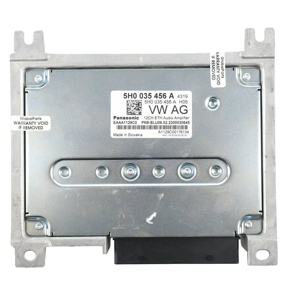 Volkswagen Golf R CD1 Lamando Amplificatore Audio Sistema Modulo - SKU 5H0035456A - Numero di parte 5H0035456A