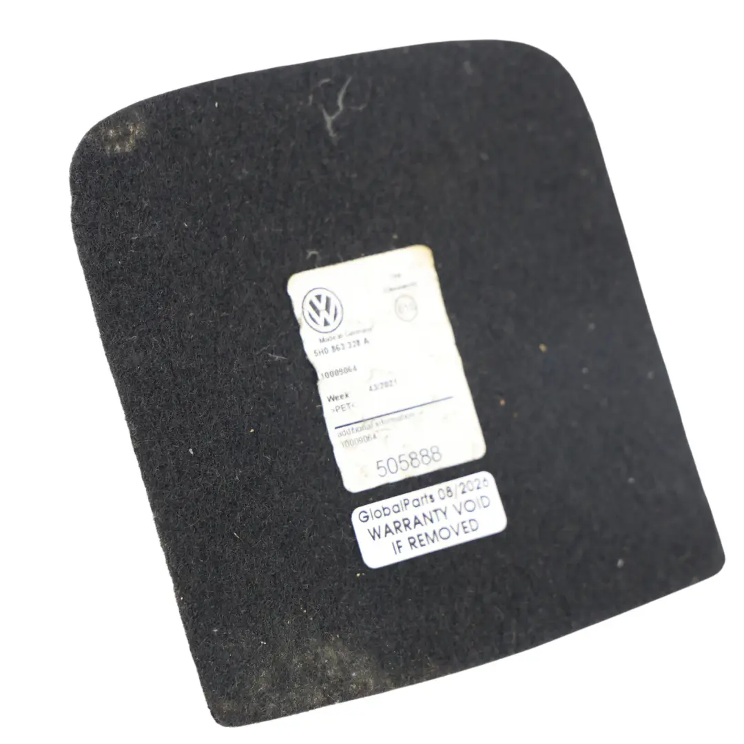Centre Console Armrest Mat Cover Liner Insert to Volkswagen Golf R CD1 with Part number 5H0863328A Volkswagen Golf R CD1 Centre Console Armrest Mat Cover Liner Insert - SKU 5H0863328A - Part number 5H0863328A