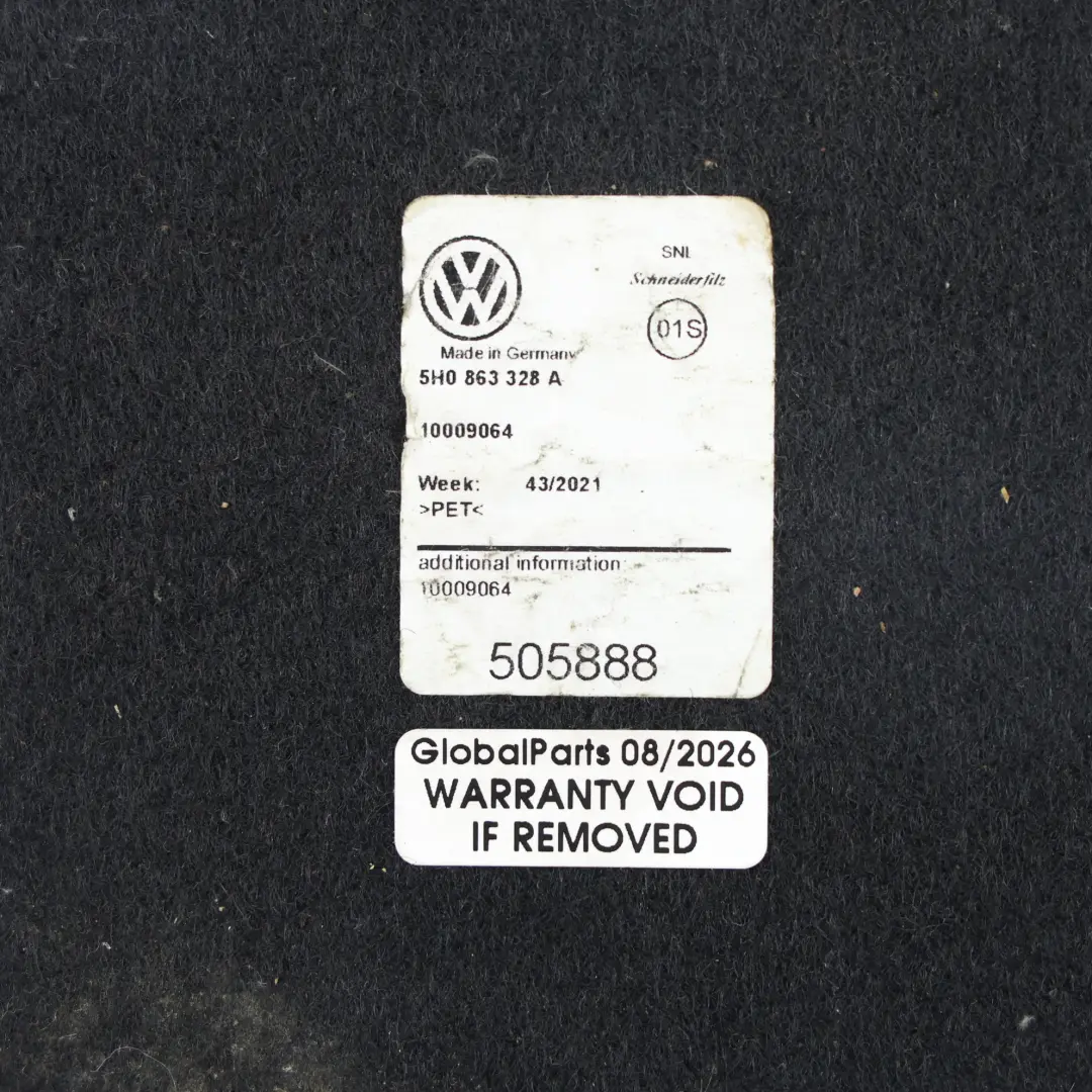Centre Console Armrest Mat Cover Liner Insert to Volkswagen Golf R CD1 with Part number 5H0863328A Volkswagen Golf R CD1 Centre Console Armrest Mat Cover Liner Insert - SKU 5H0863328A - Part number 5H0863328A
