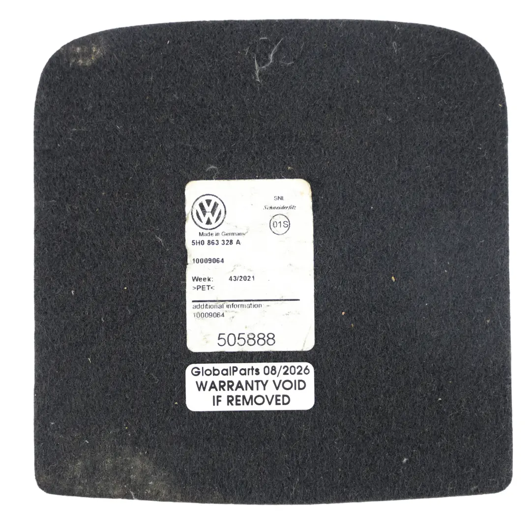 Cubierta Reposabrazos Consola Central para Volkswagen Golf R CD1 con número de pieza 5H0863328A Volkswagen Golf R CD1 Cubierta Reposabrazos Consola Central - SKU 5H0863328A - Número de pieza 5H0863328A