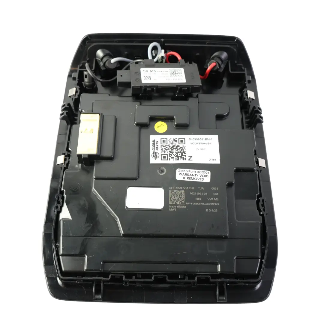 VW Golf 8 CD1 Courtesy Headliner Interior Read Light Lamp Roof - SKU 5H0959561BM-1 - Part number 5H0959561BM