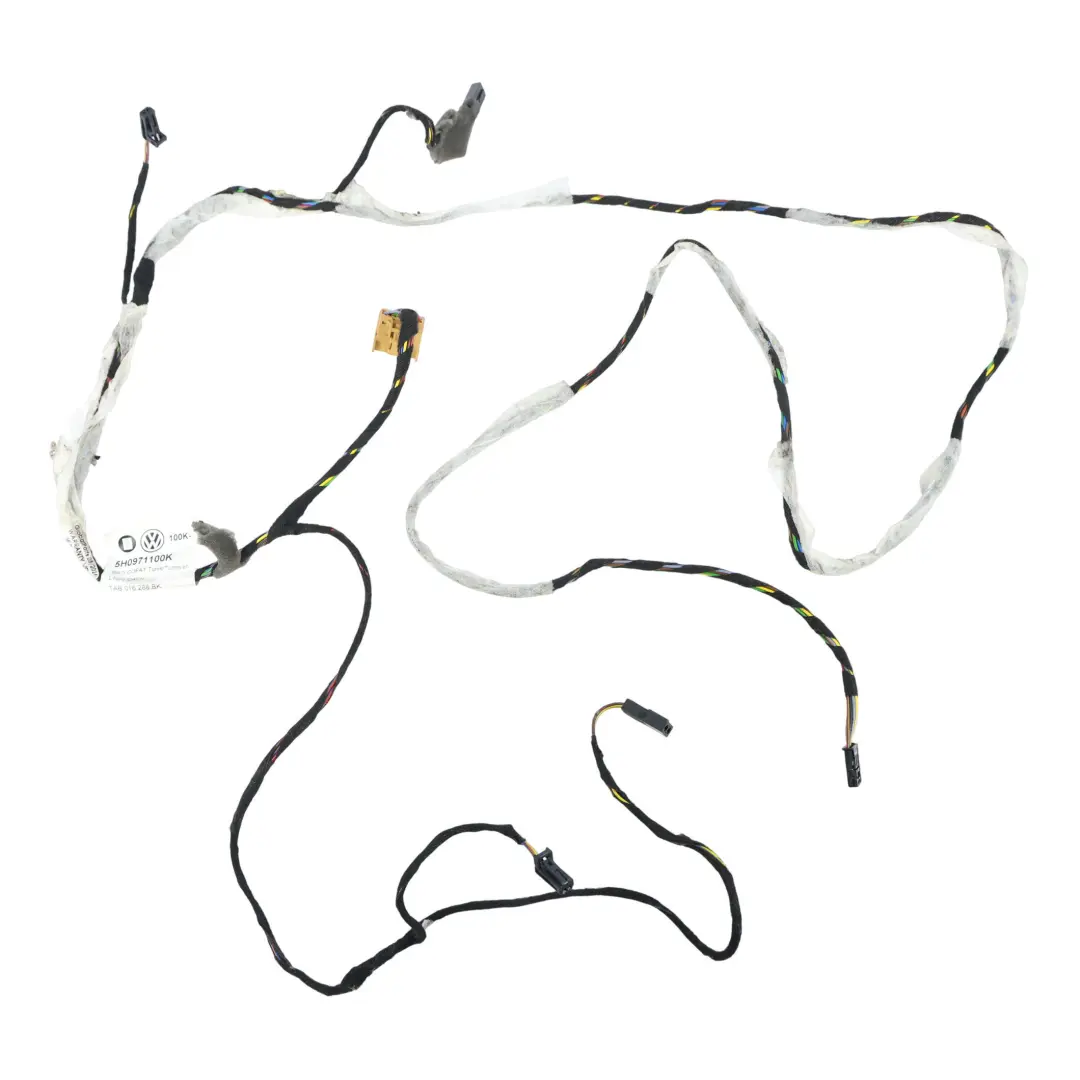 Mk8 Interior Headliner Roof Wiring Harness Cable Connector to VW Golf with Part number 5H0971100K VW Golf Mk8 Interior Headliner Roof Wiring Harness Cable Connector - SKU 5H0971100K - Part number 5H0971100K