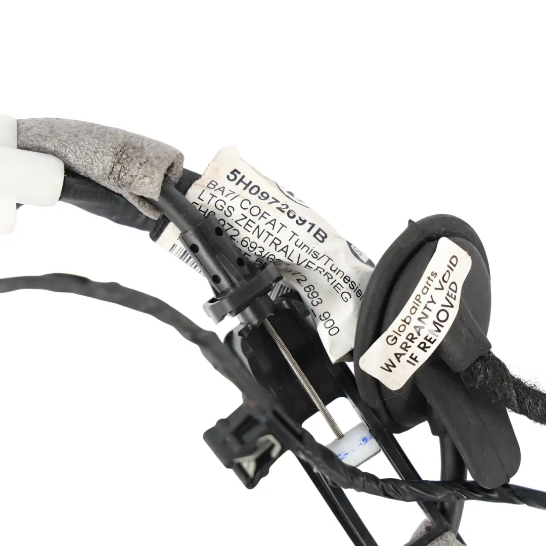 Mk8 Cable Bowden Cerradura Puerta Trasera Izquierda para Volkswagen Golf con número de pieza 5H0972631B Volkswagen Golf Mk8 Cable Bowden Cerradura Puerta Trasera Izquierda - SKU 5H0972691B - Número de pieza 5H0972631B