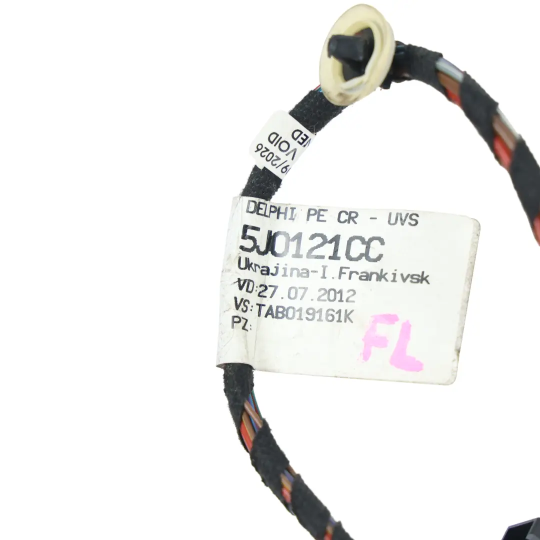 Front Door Wiring Loom Harness Cable Left N/S to Skoda Fabia 5J with Part number 5J0121CC Skoda Fabia 5J Front Door Wiring Loom Harness Cable Left N/S - SKU 5J0121CC - Part number 5J0121CC