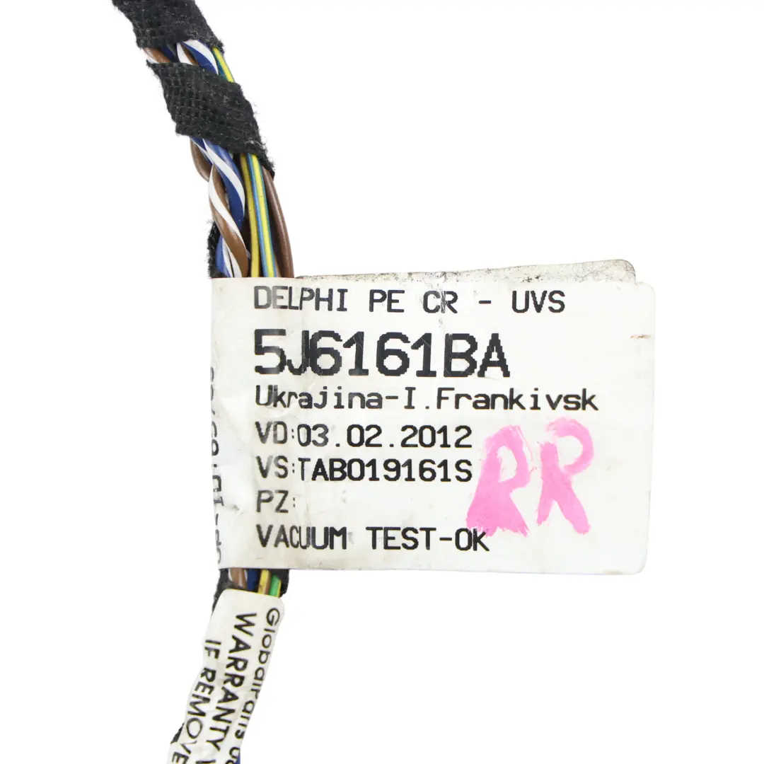 Skoda Fabia MK2 5J Cablaggio Elettrico Porta Posteriore Destra 5J6161BA - SKU 5J6971161BC - Numero di parte 5J6971161BC