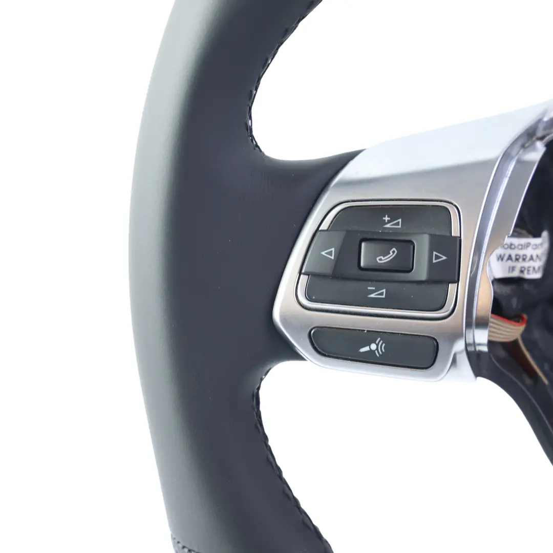 Volkswagen Golf MK6 Steering Wheel NEW Black Leather Flat Bottom - SKU 5K0419091AK-1 - Part number 5K0419091AK