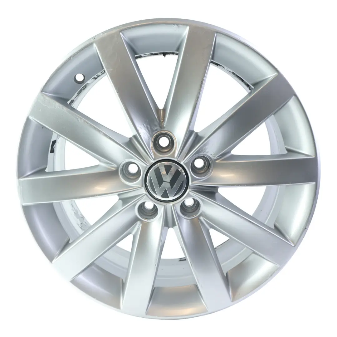 Mk6 Silver Wheel Alloy Rim 17" 7J ET:54 to Volkswagen Golf with Part number 5K0601025F Volkswagen Golf Mk6 Silver Wheel Alloy Rim 17" 7J ET:54 - SKU 5K0601025F-4 - Part number 5K0601025F