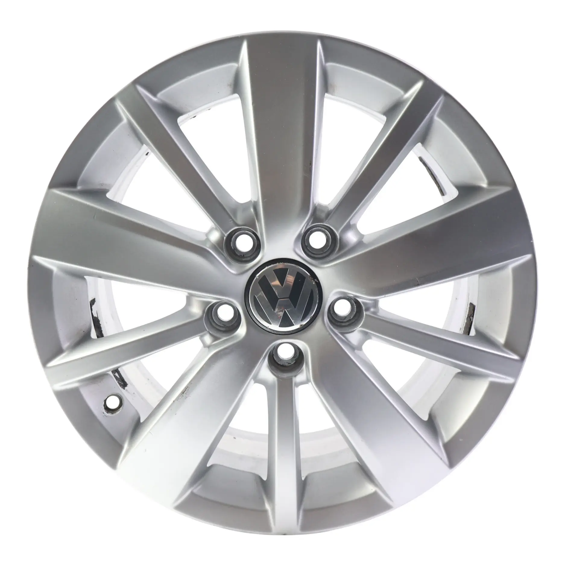 Volkswagen Golf Mk7 5K Jante Alliage Argent 16" 6.5J ET:50 5K0601025S