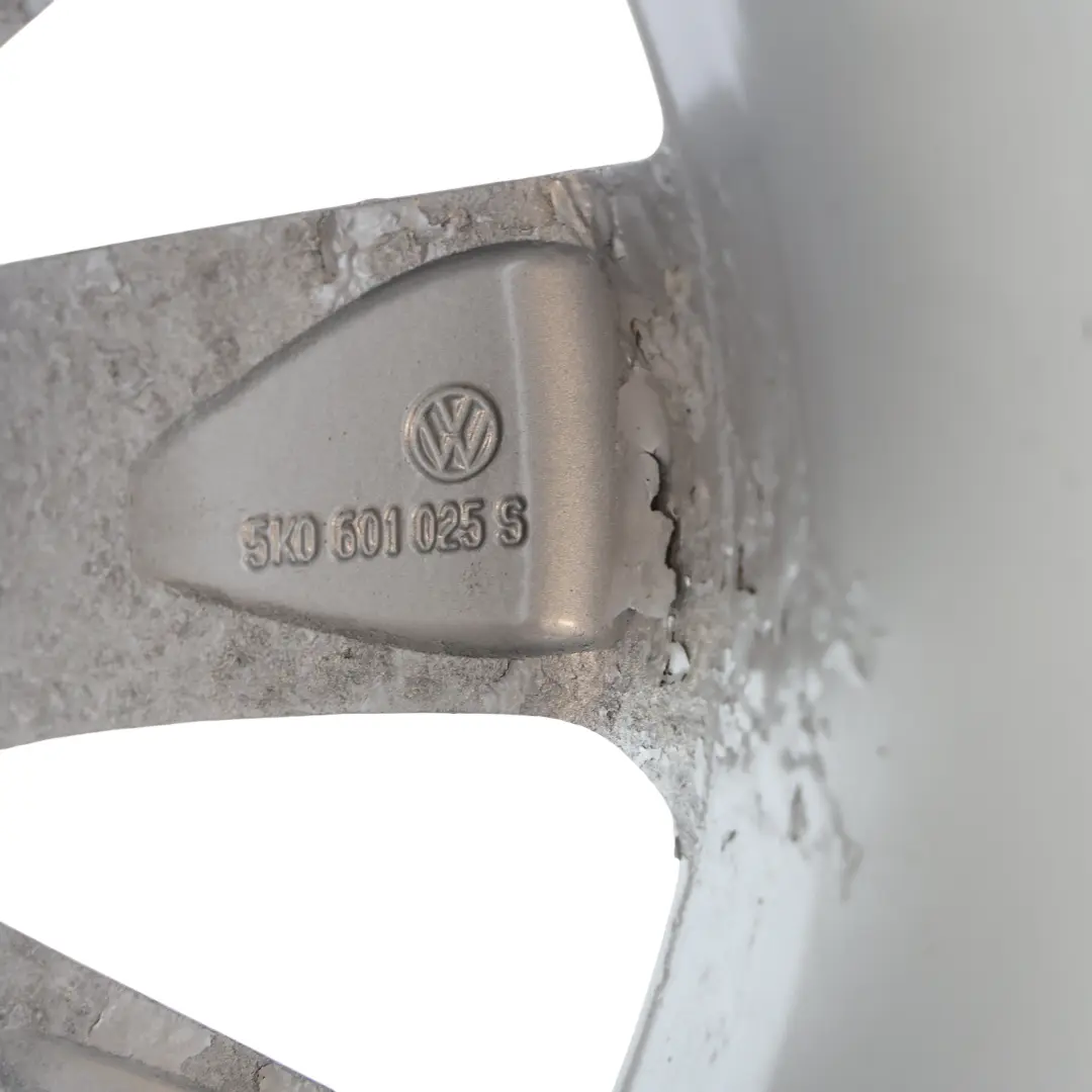 5K Wheel Rim Alloy Silver 16" 6.5J ET:50 to Volkswagen Golf Mk7 with Part number 5K0601025S Volkswagen Golf Mk7 5K Wheel Rim Alloy Silver 16" 6.5J ET:50 - SKU 5K0601025S-4 - Part number 5K0601025S