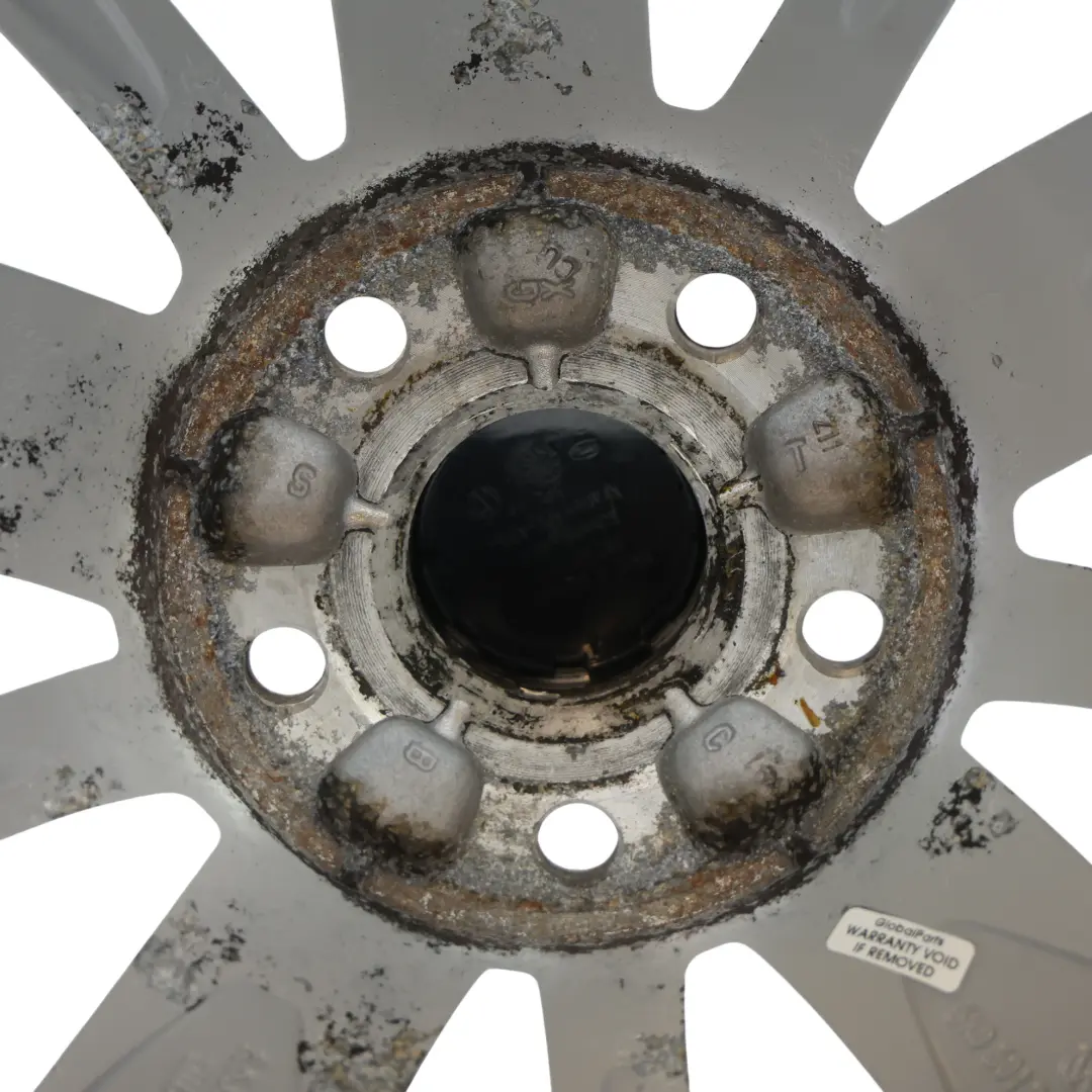 Volkswagen Golf 5K Silver Wheel Alloy Rim 16" 6.5J ET:50 - SKU 5K0601025S-3 - Part number 5K0601025S