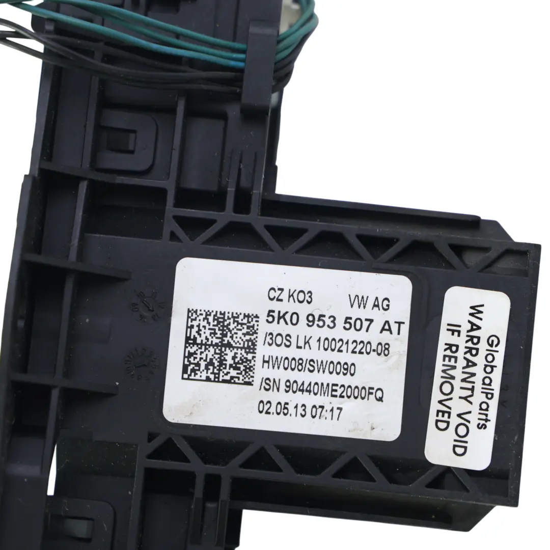 Volkswagen Caddy 2C Control Intermitente Limpiaparabrisas - SKU 5K0953507AT - Número de pieza 5K0953507AT