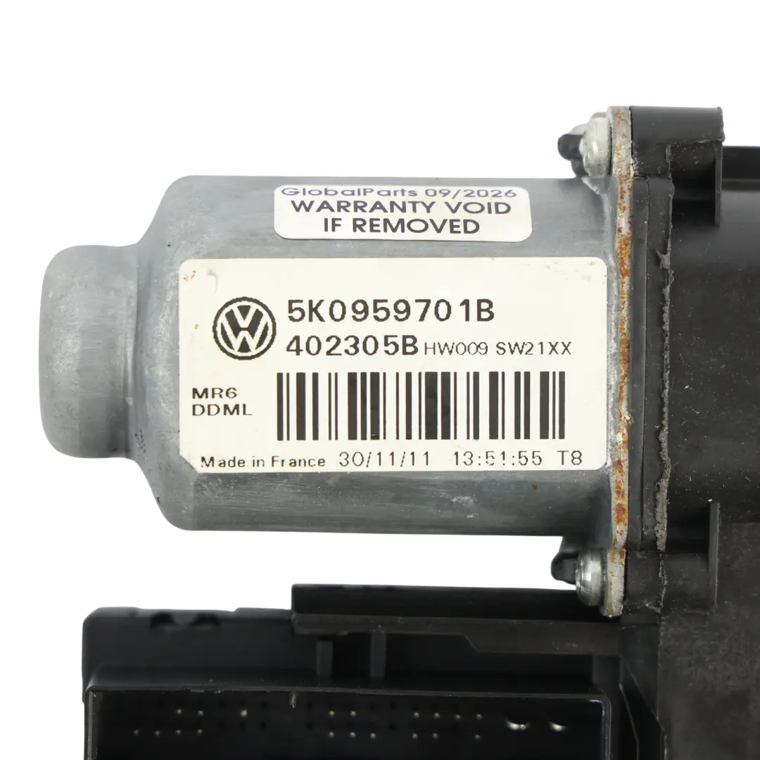 Volkswagen Golf Gtd 5k Window Regulator Motor Front Door Driver's Side - SKU RHD-5K0959701J-1 - Part number 5K0959793