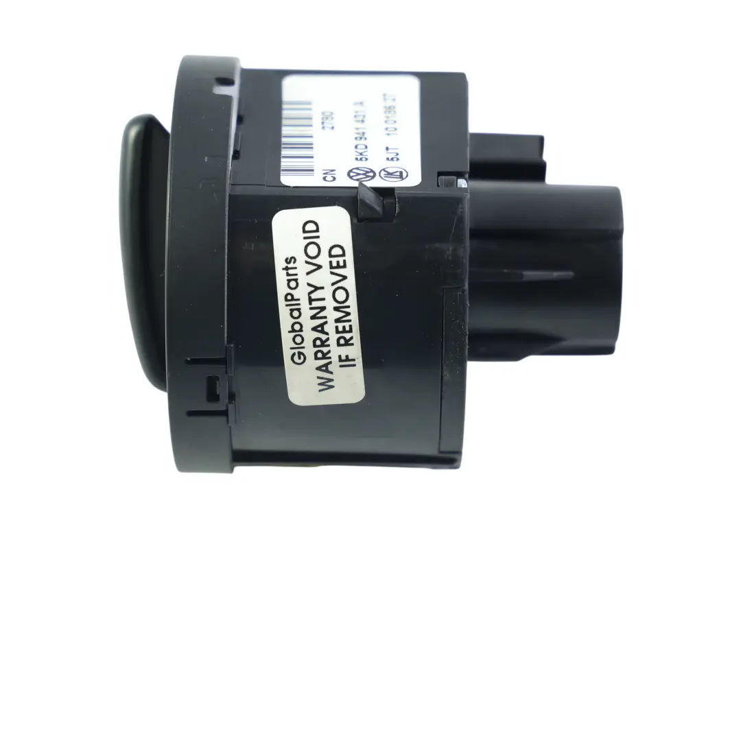 Volkswagen Caddy Maxi 2C Headlight Fog Lamp Control Switch Panel - SKU 5KD941431A - Part number 5KD941431A