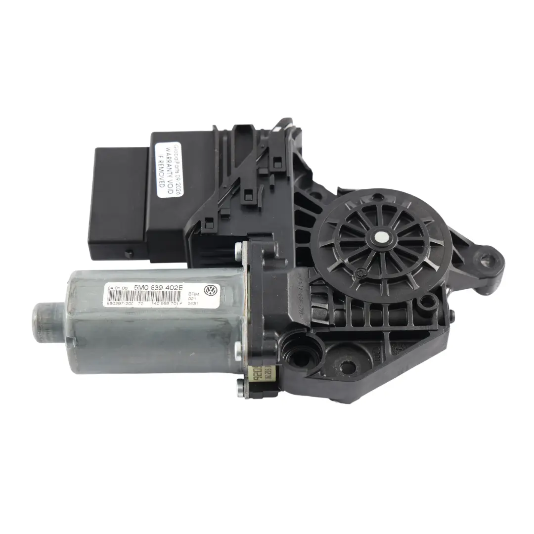 VW Golf Plus Door Window Lifter Motor Regulator Rear Right O/S - SKU 5M0839402B - Part number 5M0839402B