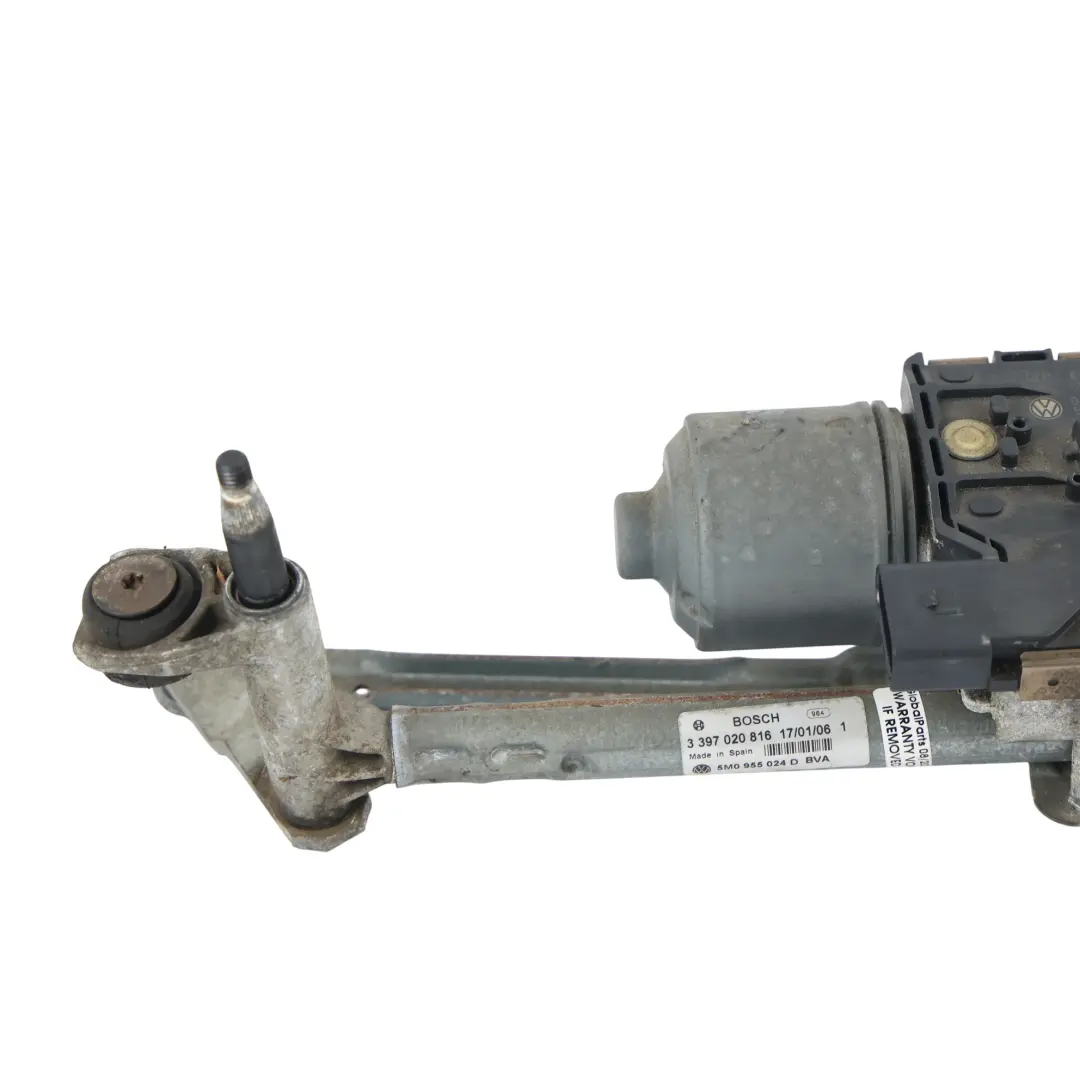 5M Wiper Motor Linkage Front Right O/S to Volkswagen Golf Plus with Part number 5M0955024D Volkswagen Golf Plus 5M Wiper Motor Linkage Front Right O/S - SKU 5M0955024D - Part number 5M0955024D