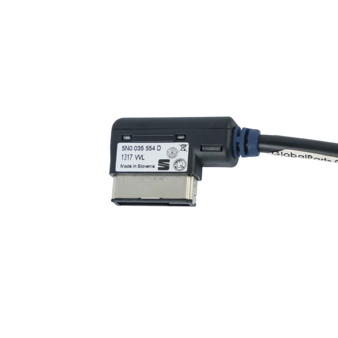 Volkswagen Touareg 7P Media Interface Cable MMI Apple iPod 30 Pin - SKU 5N0035554D - Part number 5N0035554D