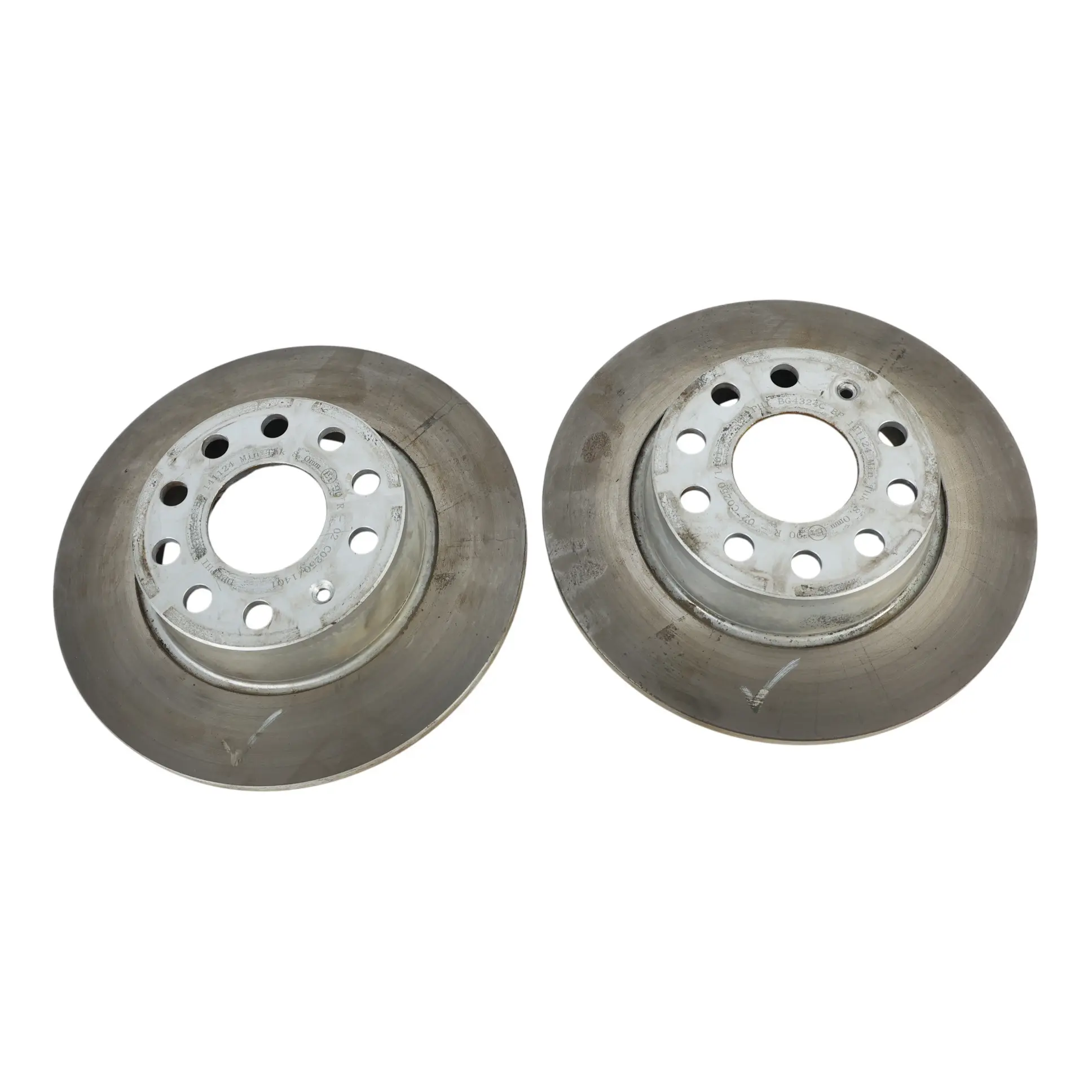 Volkswagen T-Roc Rear Brake Disc Left Right N/O/S SET 5Q0615601D