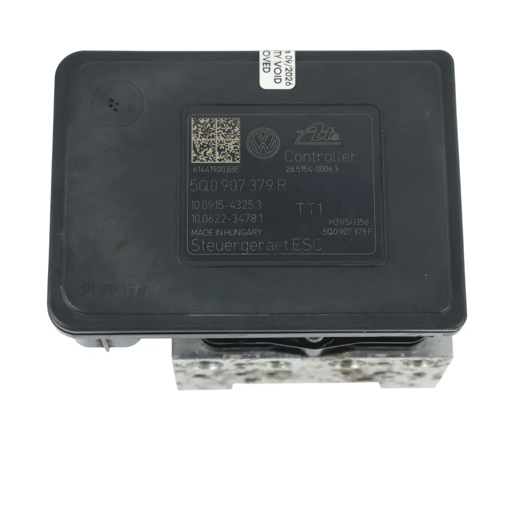 MK3 VR Bomba ABS Modulador Freno 2.0 5Q0614517Q para Seat Skoda Octavia con número de pieza 5Q0907379R Seat Skoda Octavia MK3 VR Bomba ABS Modulador Freno 2.0 5Q0614517Q - SKU 5Q0907379R-1 - Número de pieza 5Q0907379R