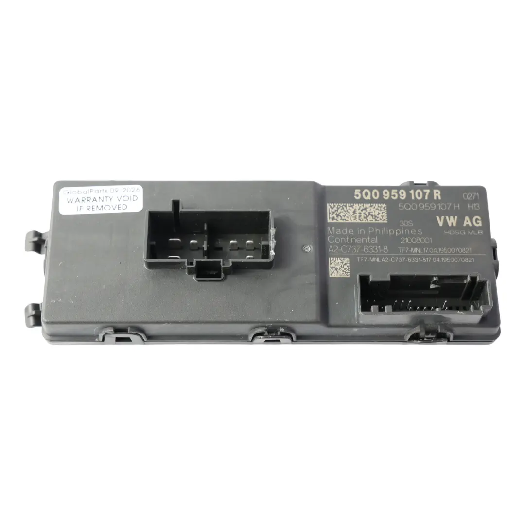 Módulo Control Portón Maletero Eléctrico para Volkswagen T-Roc A11 con número de pieza 5Q0959107R Volkswagen T-Roc A11 Módulo Control Portón Maletero Eléctrico - SKU 5Q0959107R - Número de pieza 5Q0959107R