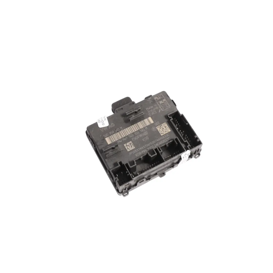 Front Door Module Control Unit ECU Right O/S to Audi Q2 GA with Part number 5Q0959593M Audi Q2 GA Front Door Module Control Unit ECU Right O/S - SKU 5Q0959593M - Part number 5Q0959593M