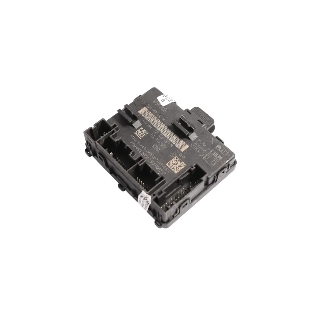 Front Door Module Control Unit ECU Right O/S to Audi Q2 GA with Part number 5Q0959593M Audi Q2 GA Front Door Module Control Unit ECU Right O/S - SKU 5Q0959593M - Part number 5Q0959593M