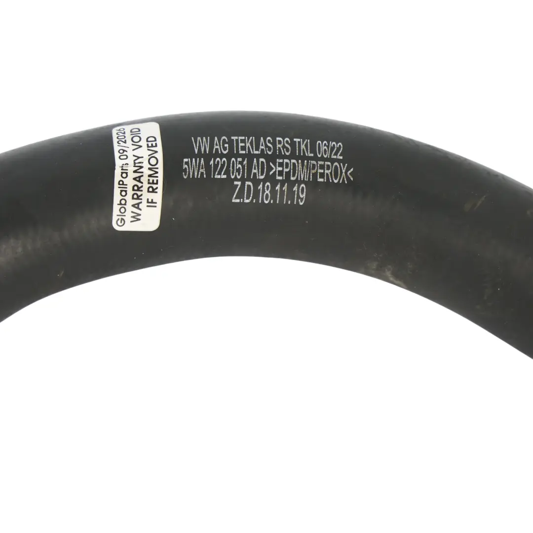 Water Radiator Coolant Hose Tube Line to Skoda Superb Se Engine with Part number 5WA122051AD Skoda Superb Se Engine Water Radiator Coolant Hose Tube Line - SKU 5WA122051AD - Part number 5WA122051AD