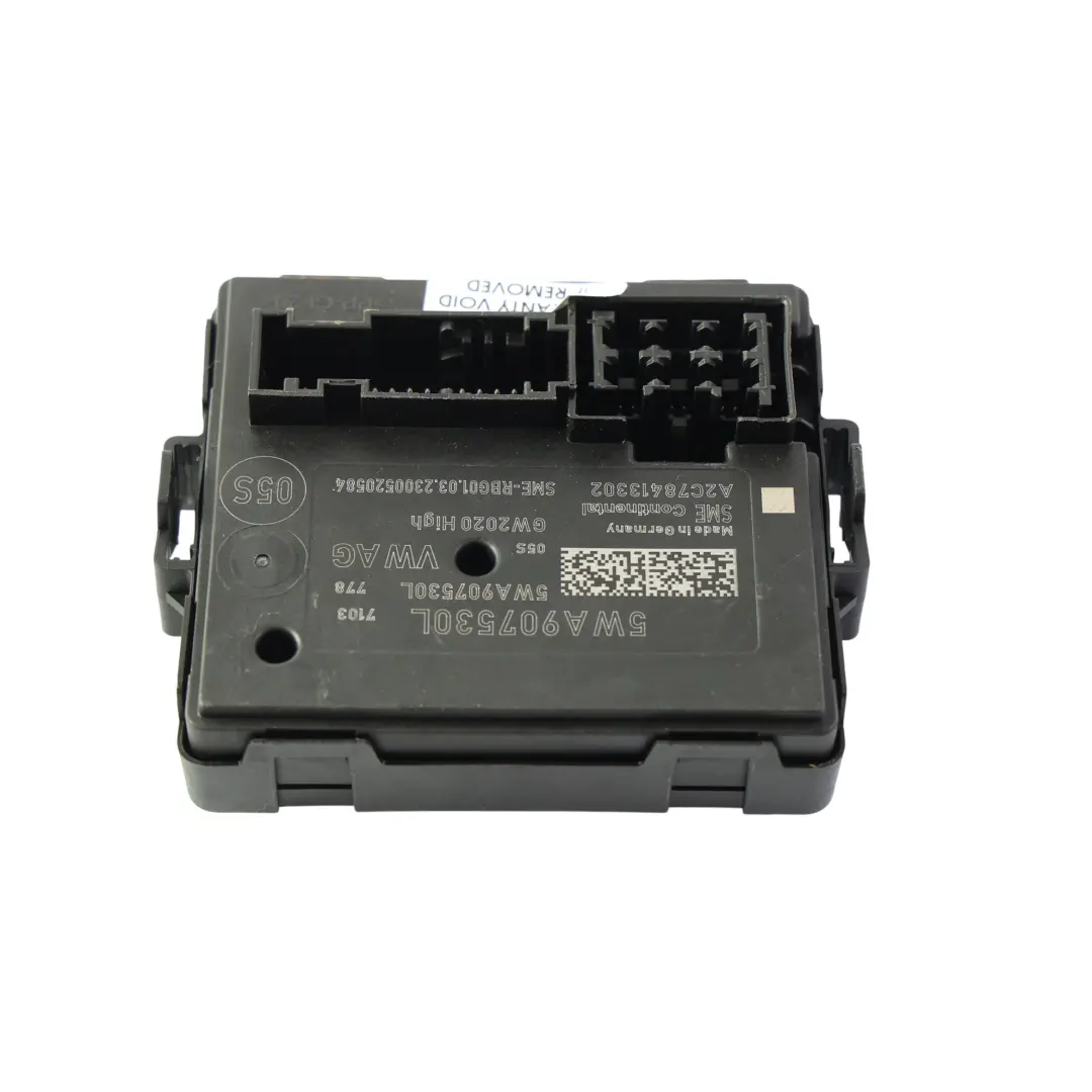 Diagnostic Interface Gateway Unit Module ECU to Volkswagen Golf R Cd1 with Part number 5WA907530L Volkswagen Golf R Cd1 Diagnostic Interface Gateway Unit Module ECU - SKU 5WA907530L - Part number 5WA907530L