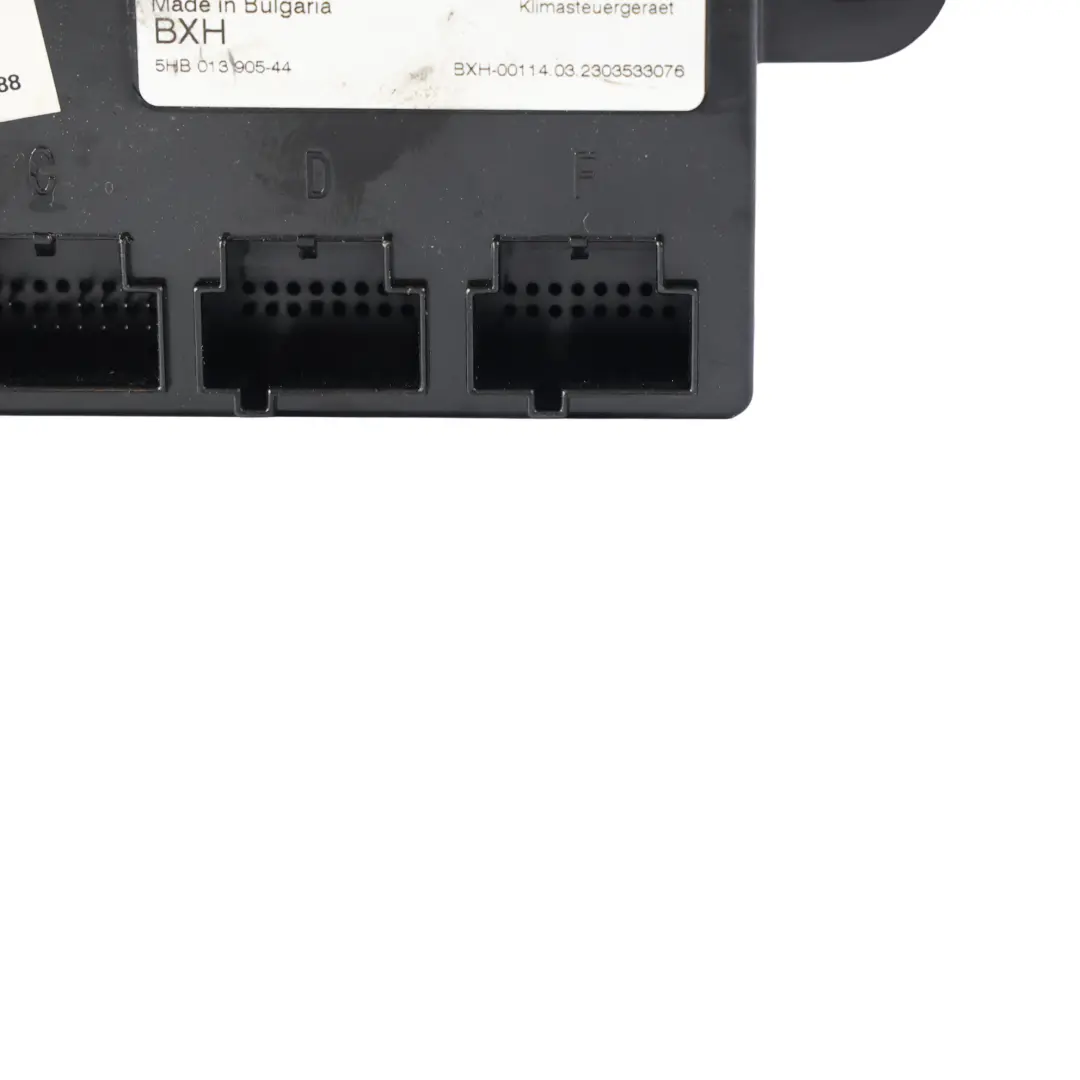 Conditioning Heater Control Module ECU to Volkswagen Golf R CD1 Air with Part number 5WA907727AD Volkswagen Golf R CD1 Air Conditioning Heater Control Module ECU - SKU 5WA907727AD - Part number 5WA907727AD