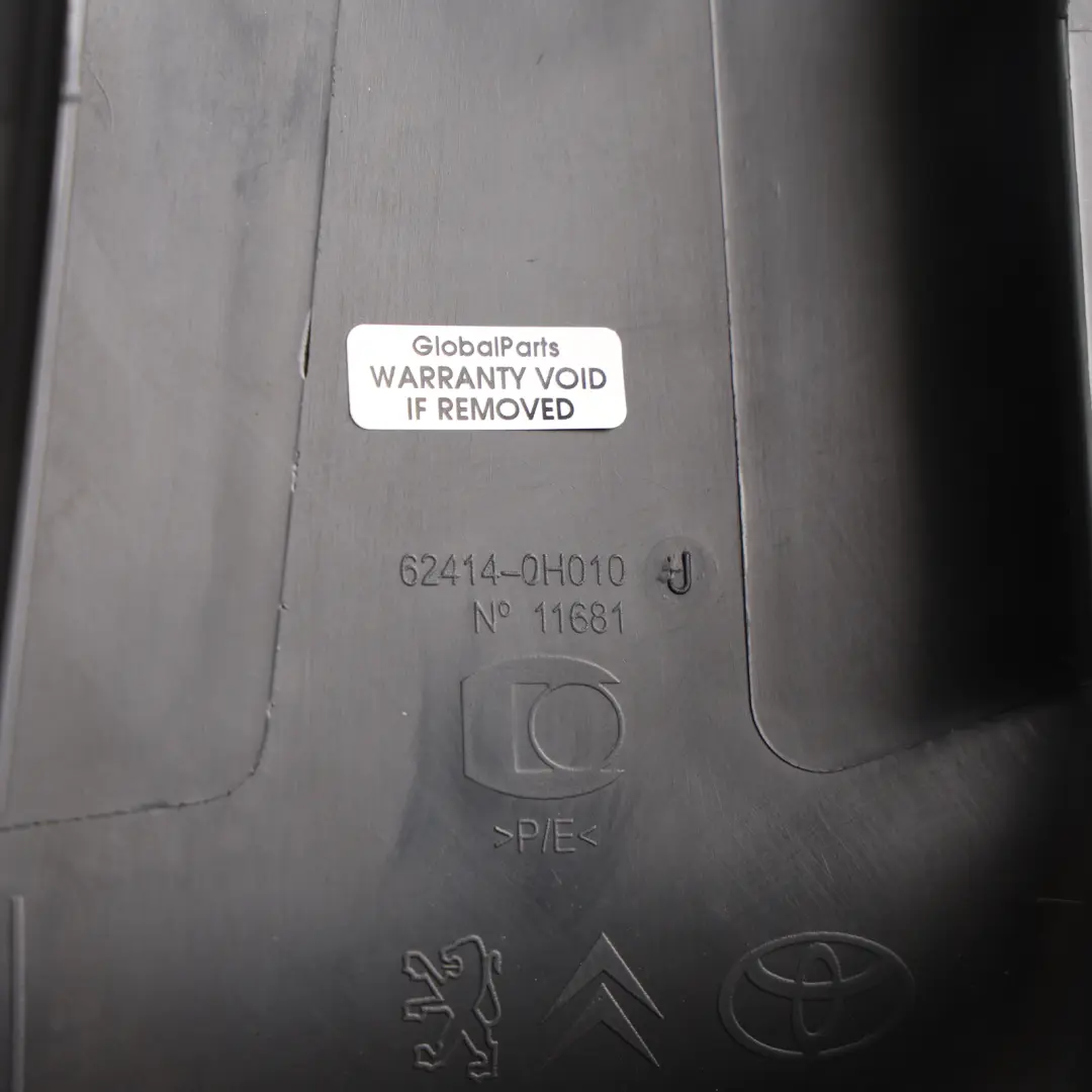 Toyota Aygo B1 B-Pillar Lower Trim Cover Panel Grey Left N/S 62414-0H010J - SKU 624140H010J - Part number 624140H010J