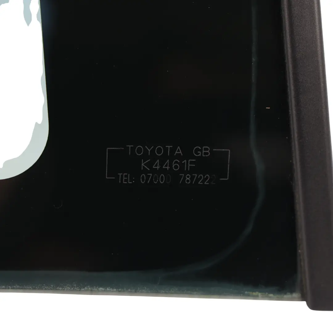 Toyota Corolla E12 Rear Quarter Window Glass Glazing AS2 Right O/S - SKU 6271002030 - Part number 6271002030