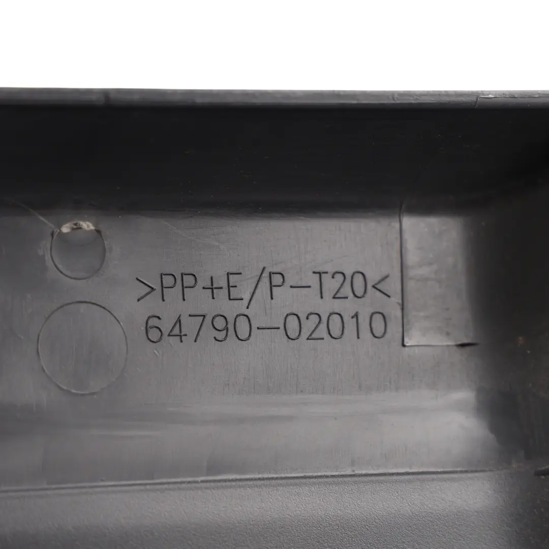 Back Door Trim Panel Upper Dark Grey 64790-02010 to Toyota Corolla E12 with Part number 6479002010B0 Toyota Corolla E12 Back Door Trim Panel Upper Dark Grey 64790-02010 - SKU 6479002010B0 - Part number 6479002010B0