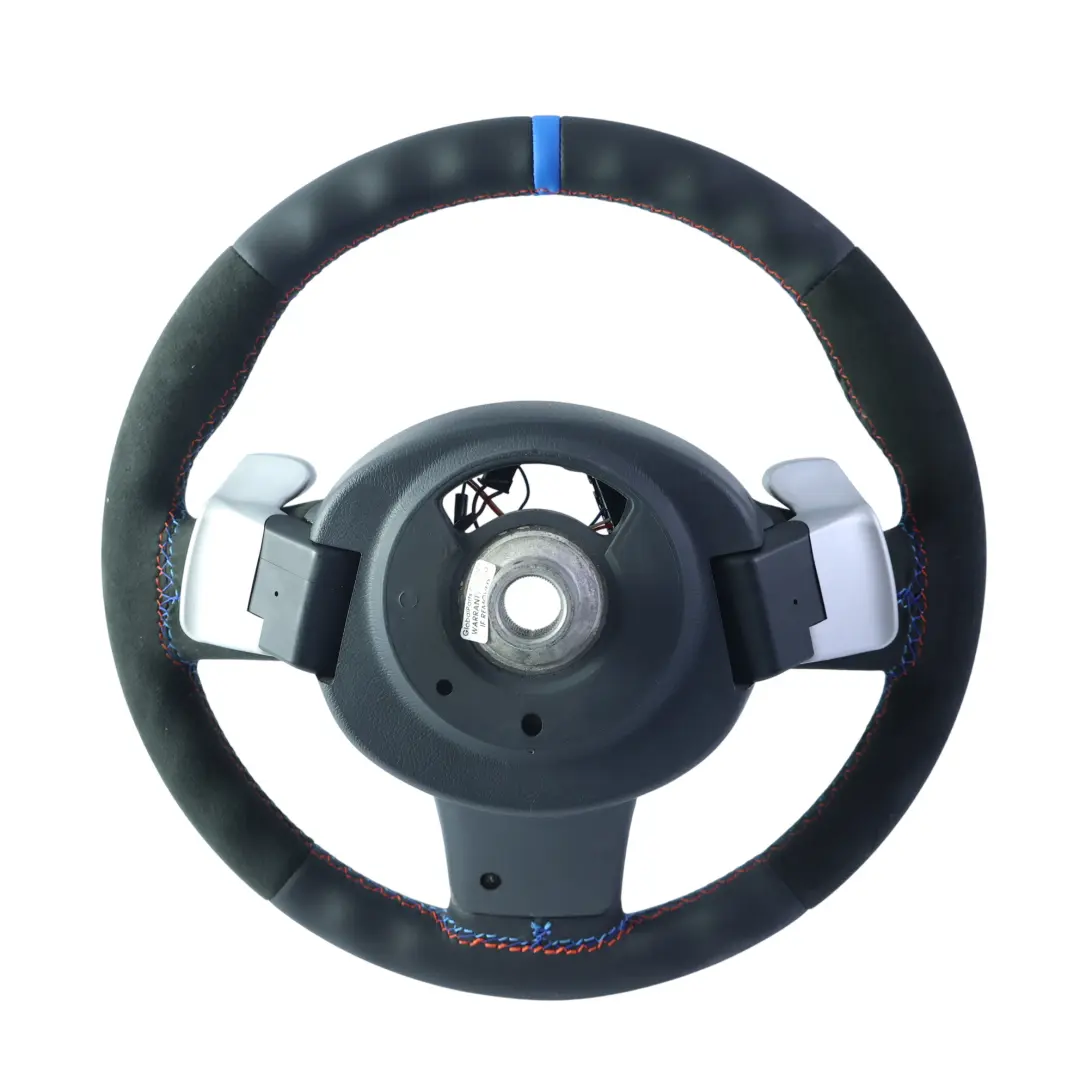 NEU Schwarz Leder / Alcantara Lenkrad 3 Farben Steptronic für Mini Cooper R50 R52 mit Teilenummer 6765660 Mini Cooper R50 R52 NEU Schwarz Leder / Alcantara Lenkrad 3 Farben Steptronic - SKU 6765660-2 - Teilenummer 6765660