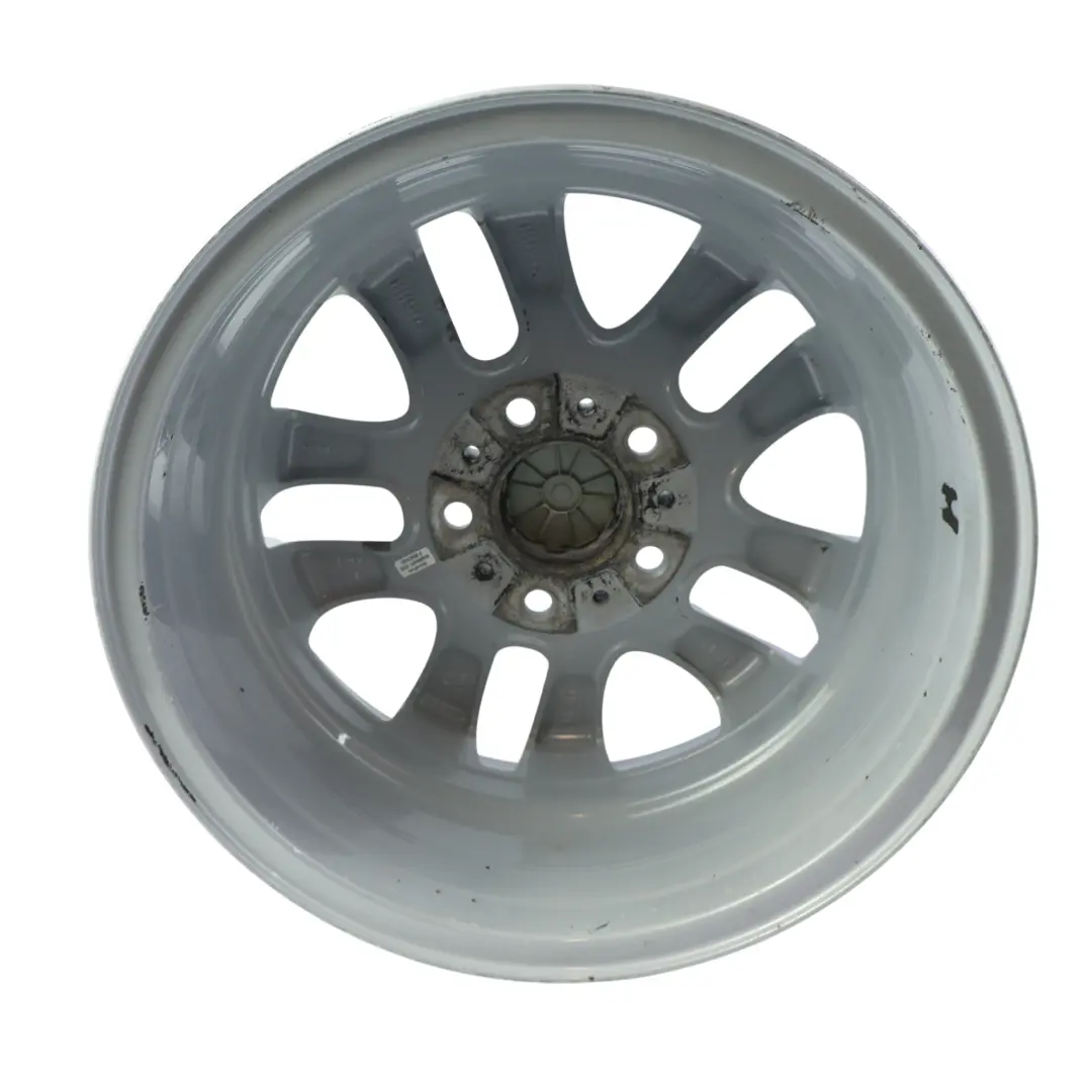 BMW E90 E91 Silberne Alufelge 16" Doppelspeiche 156 7J ET:34 6775595 - SKU 6765810-1 - Teilenummer 6765810