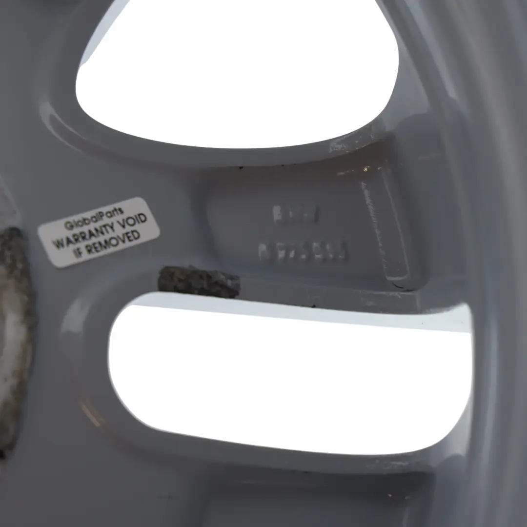 BMW E90 E91 Silberne Alufelge 16" Doppelspeiche 156 7J ET:34 6775595 - SKU 6765810-1 - Teilenummer 6765810