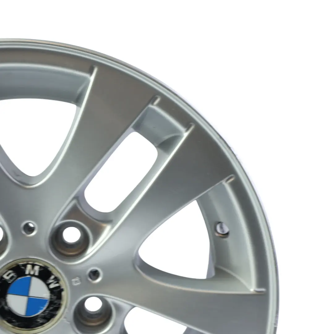 Alloy Wheel Rim 16" Double Spoke 156 7J ET:34 6775595 to BMW E90 E91 Silver with Part number 6765810 BMW E90 E91 Silver Alloy Wheel Rim 16" Double Spoke 156 7J ET:34 6775595 - SKU 6765810-1 - Part number 6765810