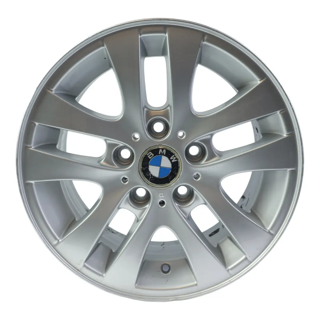 Rim Alloy 16" Double Spoke 156 7J ET:34 to BMW E90 E91 Wheel with Part number 6765810 BMW E90 E91 Wheel Rim Alloy 16" Double Spoke 156 7J ET:34 - SKU 6765810-3 - Part number 6765810
