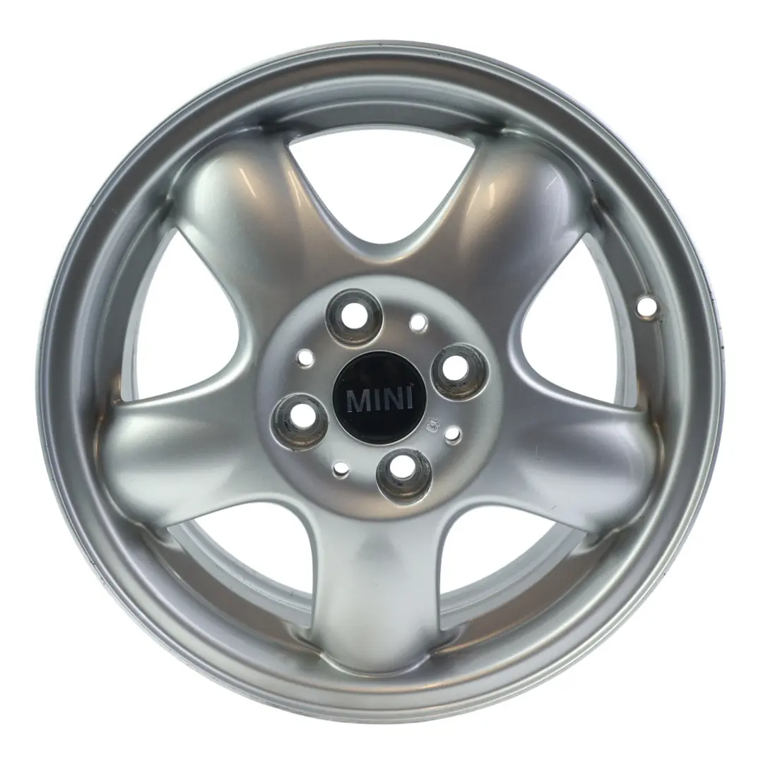 Mini One R50 R55 R56 Jante Alliage Argent 15" 5,5J 5-Start Spooler 100 - SKU 6768498-2 - Numéro de pièce 6768498