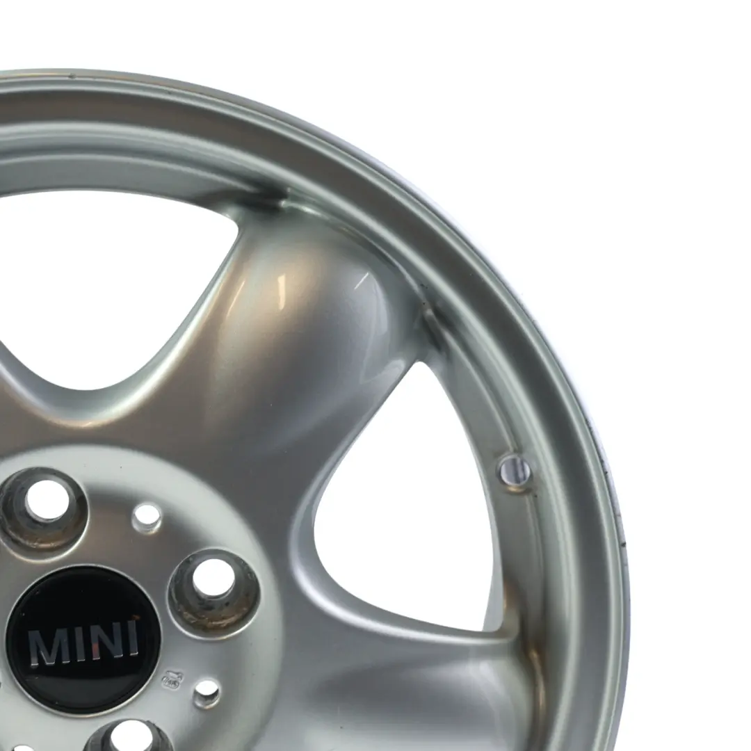 Mini One R50 R55 R56 Jante Alliage Argent 15" 5,5J 5-Start Spooler 100 - SKU 6768498-2 - Numéro de pièce 6768498