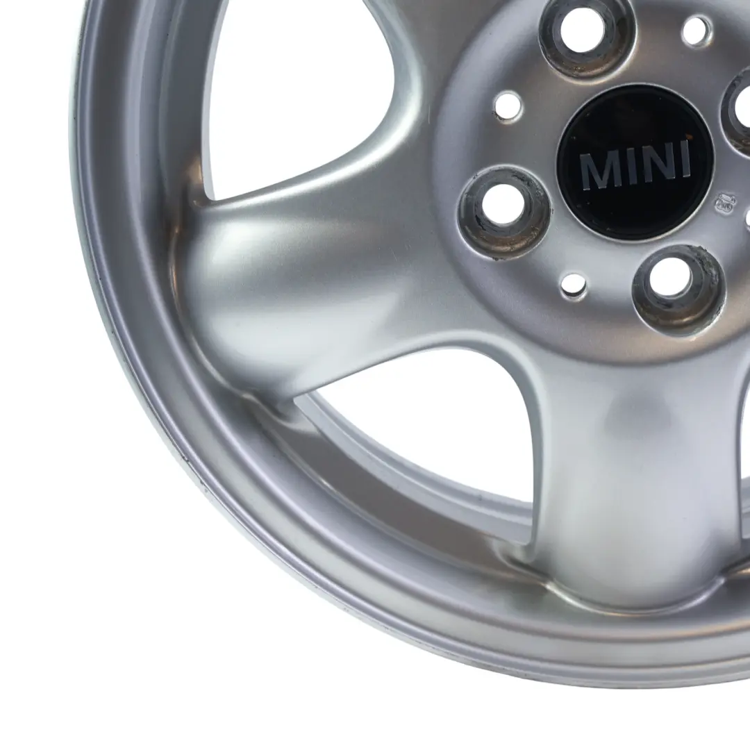 Mini One R50 R55 R56 Jante Alliage Argent 15" 5,5J 5-Start Spooler 100 - SKU 6768498-2 - Numéro de pièce 6768498