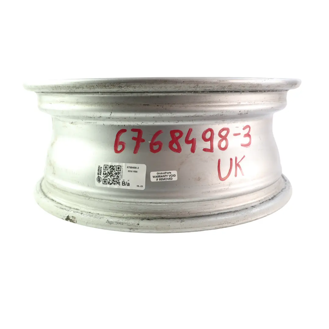 Mini Cooper One R50 R55 R56 Silver Wheel Alloy Rim 15" 5,5J 5-Start Spooler 100 - SKU 6768498-3 - Part number 6768498