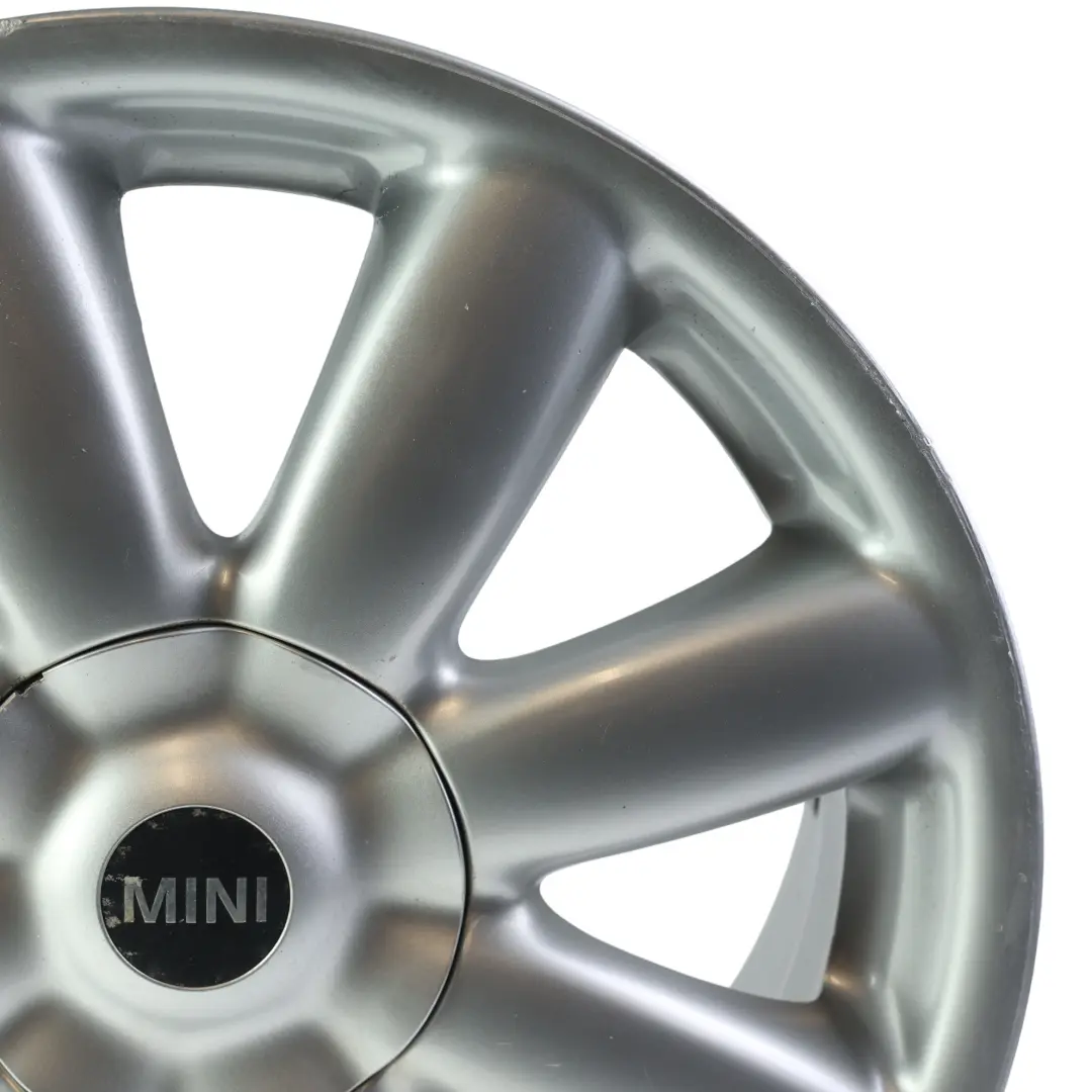Llanta De aleacion De plata 17" 7J ET:48 Crown Spoke 104 para Mini R50 R55 R56 con número de pieza 6769411 Mini R50 R55 R56 Llanta De aleacion De plata 17" 7J ET:48 Crown Spoke 104 - SKU 6769411-1 - Número de pieza 6769411