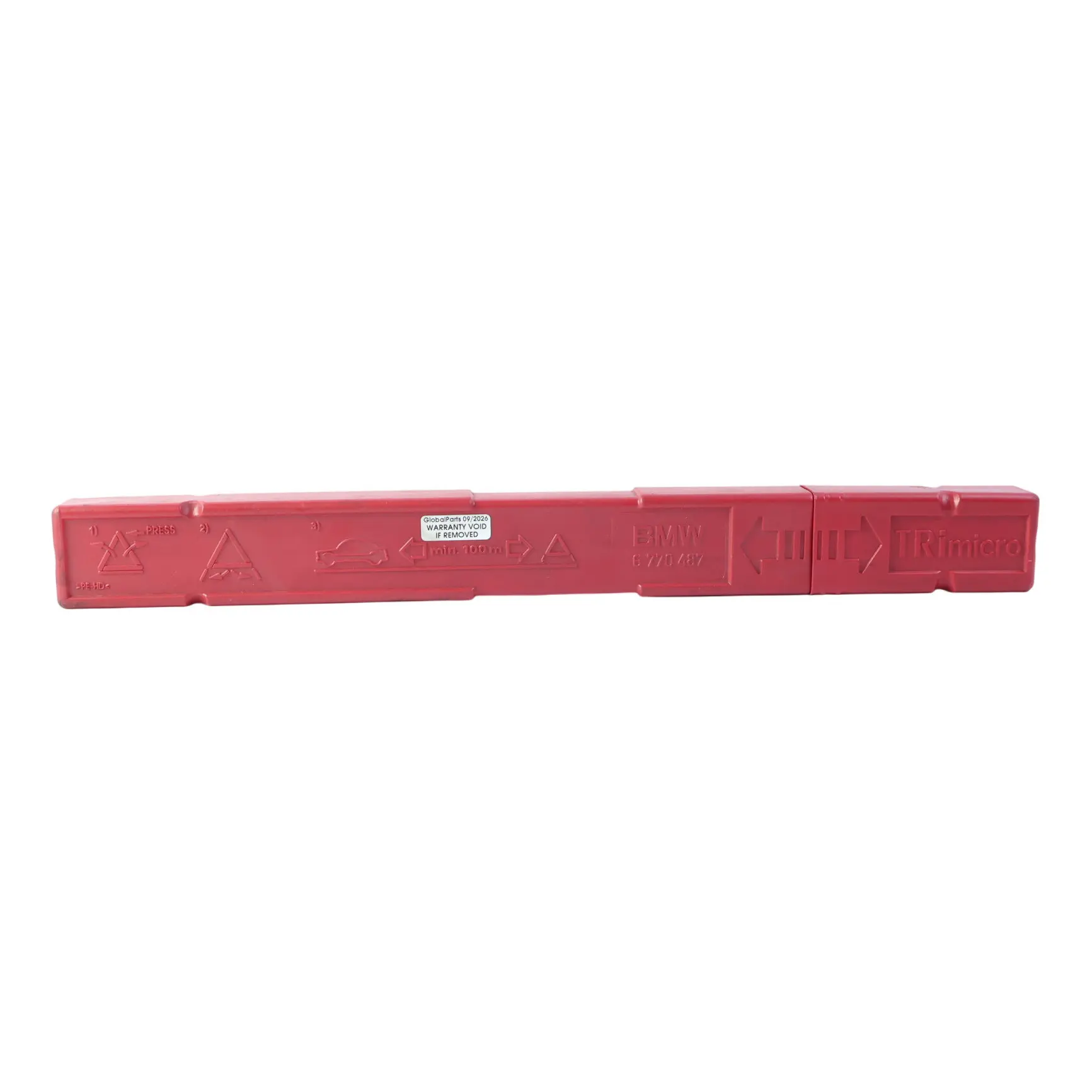Warning Triangle BMW E38 E39 E46 E52 E53 E60 E65 E66 E670 Red Container Housing