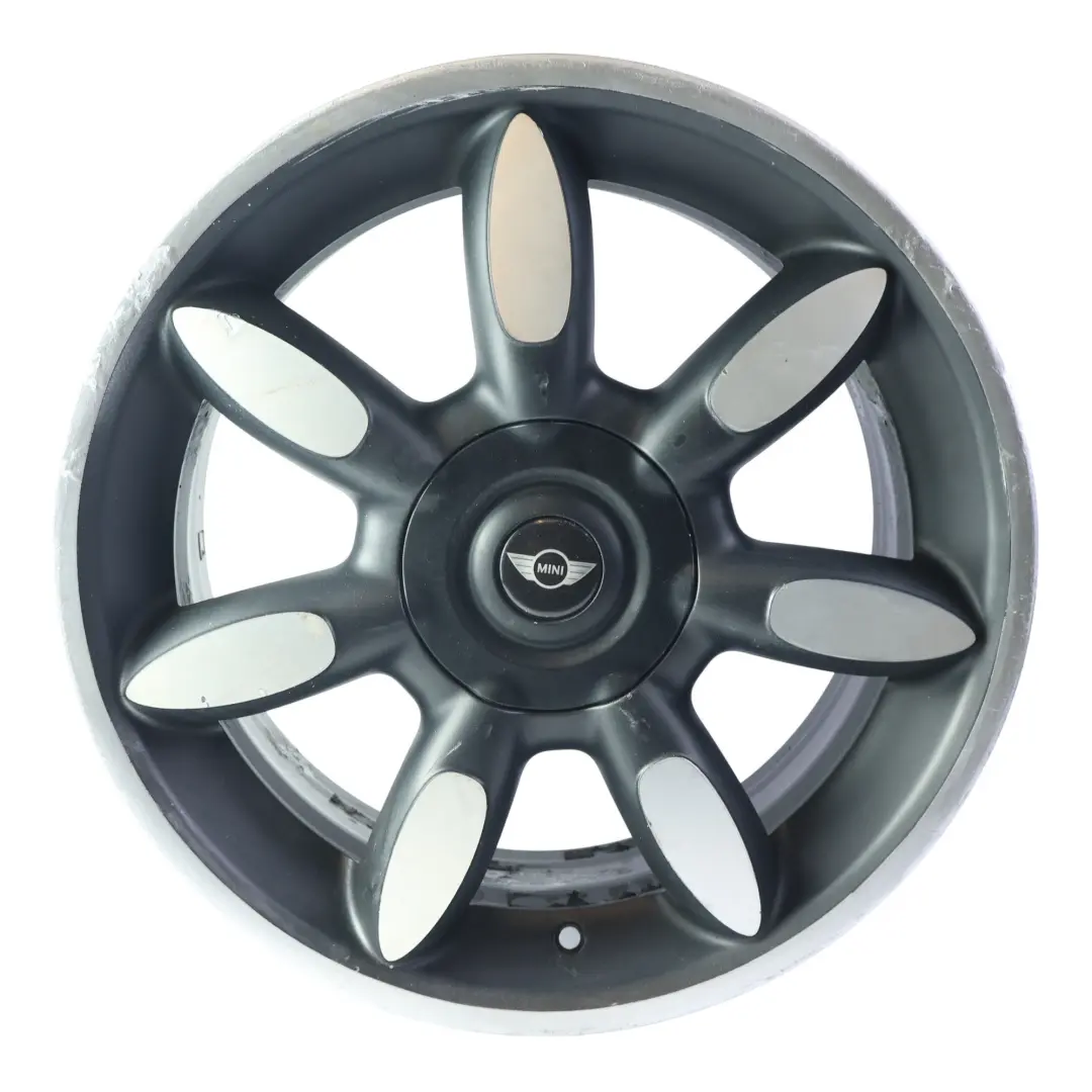 Llanta De aleacion 17" 7J ET:48 Night Spoke Limp-Home para Mini R50 R56 con número de pieza 6773800 Mini R50 R56 Llanta De aleacion 17" 7J ET:48 Night Spoke Limp-Home - SKU 6773800-4 - Número de pieza 6773800
