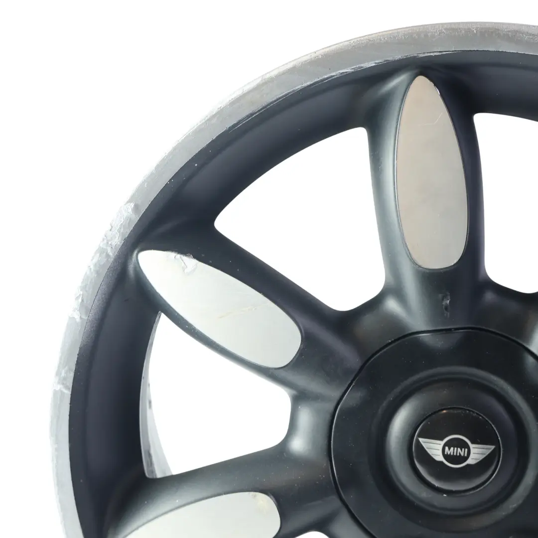 Llanta De aleacion 17" 7J ET:48 Night Spoke Limp-Home para Mini R50 R56 con número de pieza 6773800 Mini R50 R56 Llanta De aleacion 17" 7J ET:48 Night Spoke Limp-Home - SKU 6773800-4 - Número de pieza 6773800