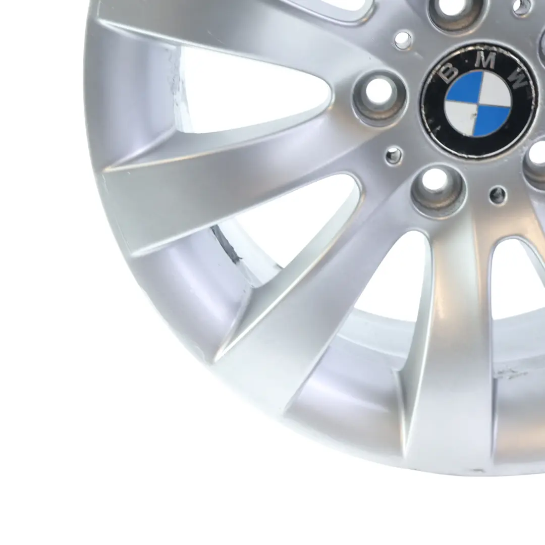 BMW E60 E61 Silver Alloy Wheel Rim 17" Radial Spoke 244 7,5J ET:20 - SKU 6777347-1 - Part number 6777347