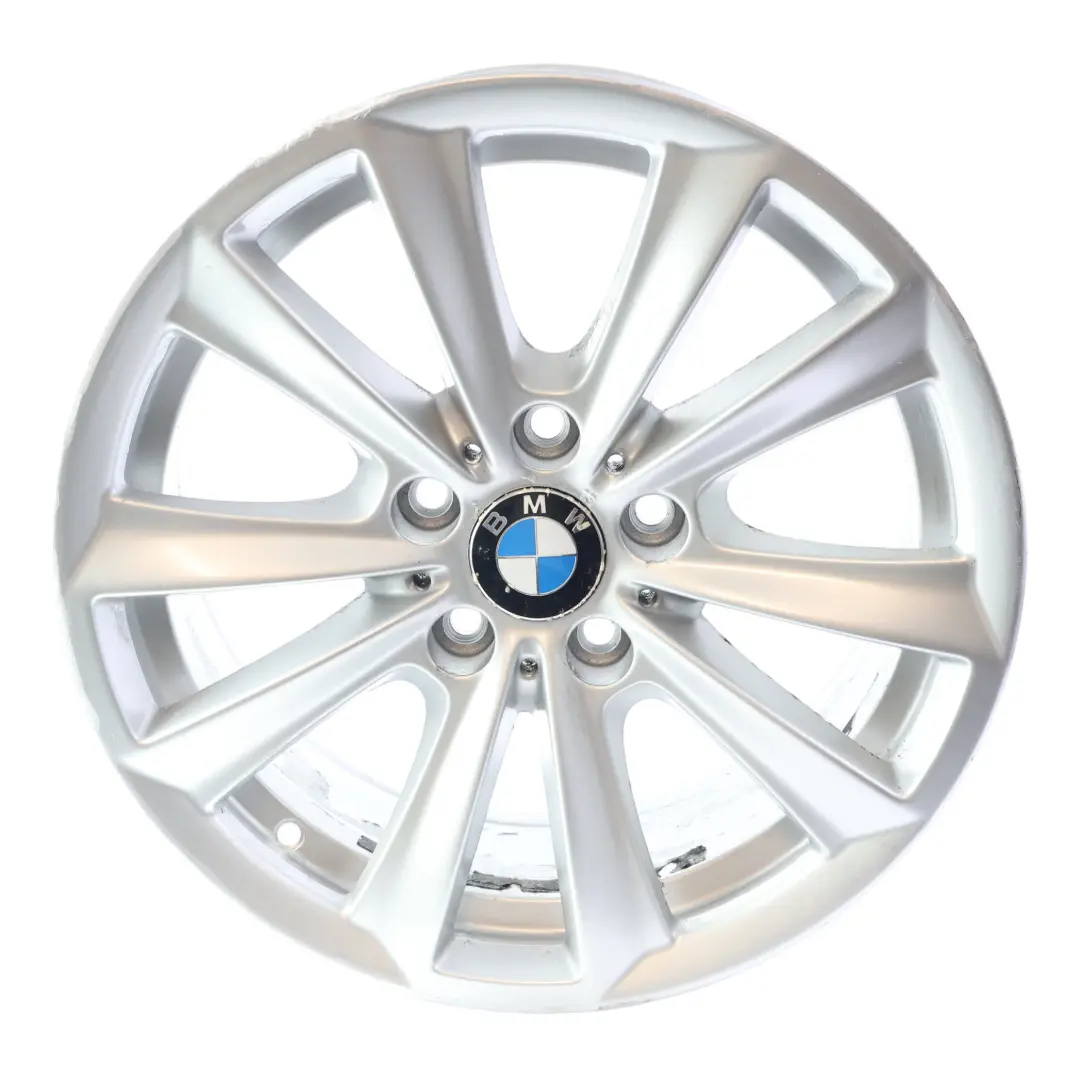Alloy Wheel Rim 17" V Spoke 236 8J ET:30 to BMW F10 F11 F12 Silver with Part number 6780720 BMW F10 F11 F12 Silver Alloy Wheel Rim 17" V Spoke 236 8J ET:30 - SKU 6780720-2 - Part number 6780720