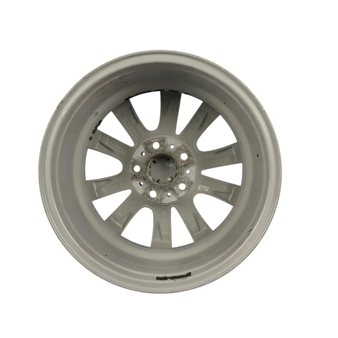 BMW F10 F11 F12 Silver Alloy Wheel Rim 17" V Spoke 236 8J ET:30 - SKU 6780720-4 - Part number 6780720
