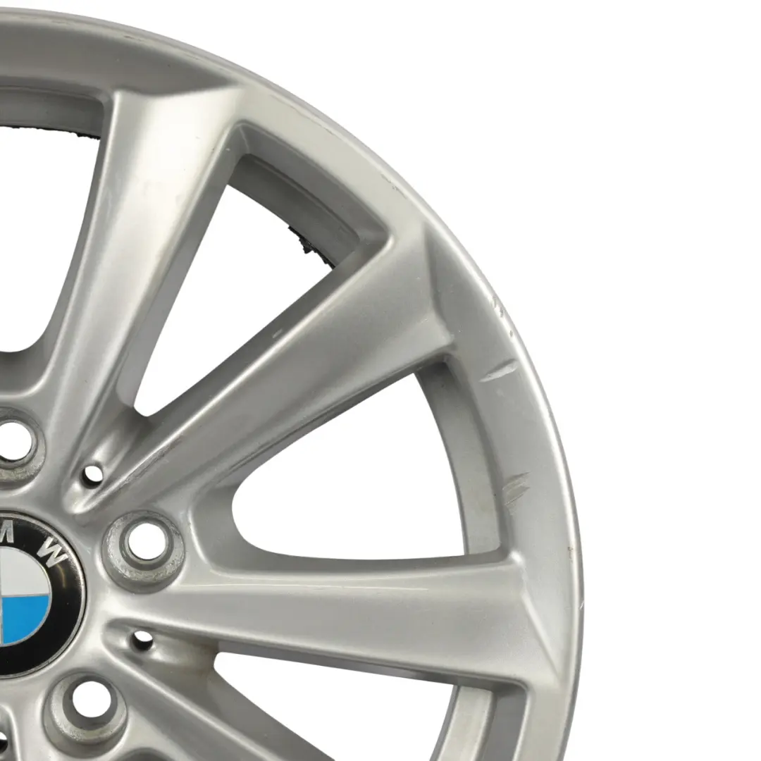 Alloy Wheel Rim 17" V Spoke 236 8J ET:30 to BMW F10 F11 F12 Silver with Part number 6780720 BMW F10 F11 F12 Silver Alloy Wheel Rim 17" V Spoke 236 8J ET:30 - SKU 6780720-4 - Part number 6780720