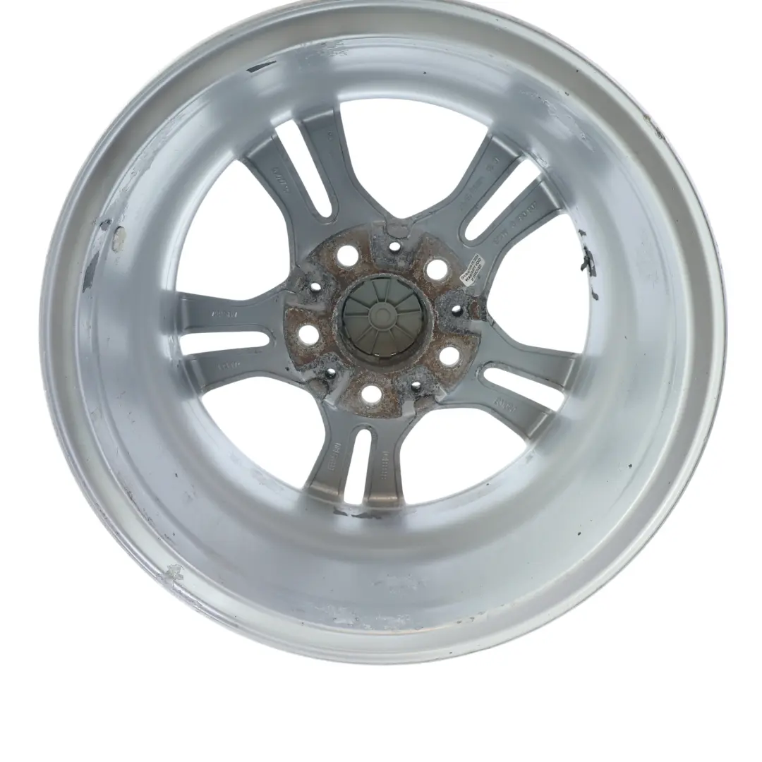 BMW E90 E91 Silberne Alufelge 16" Doppelspeiche 268 7J ET:31 - SKU 6780907-2 - Teilenummer 6780907